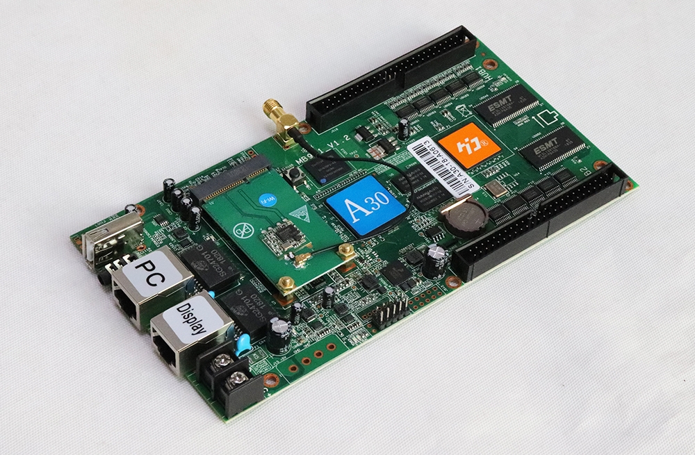 Huidu A30 Large LED Display Sign Asynchronous Controller Card 3G/4G/Wifi/USB
