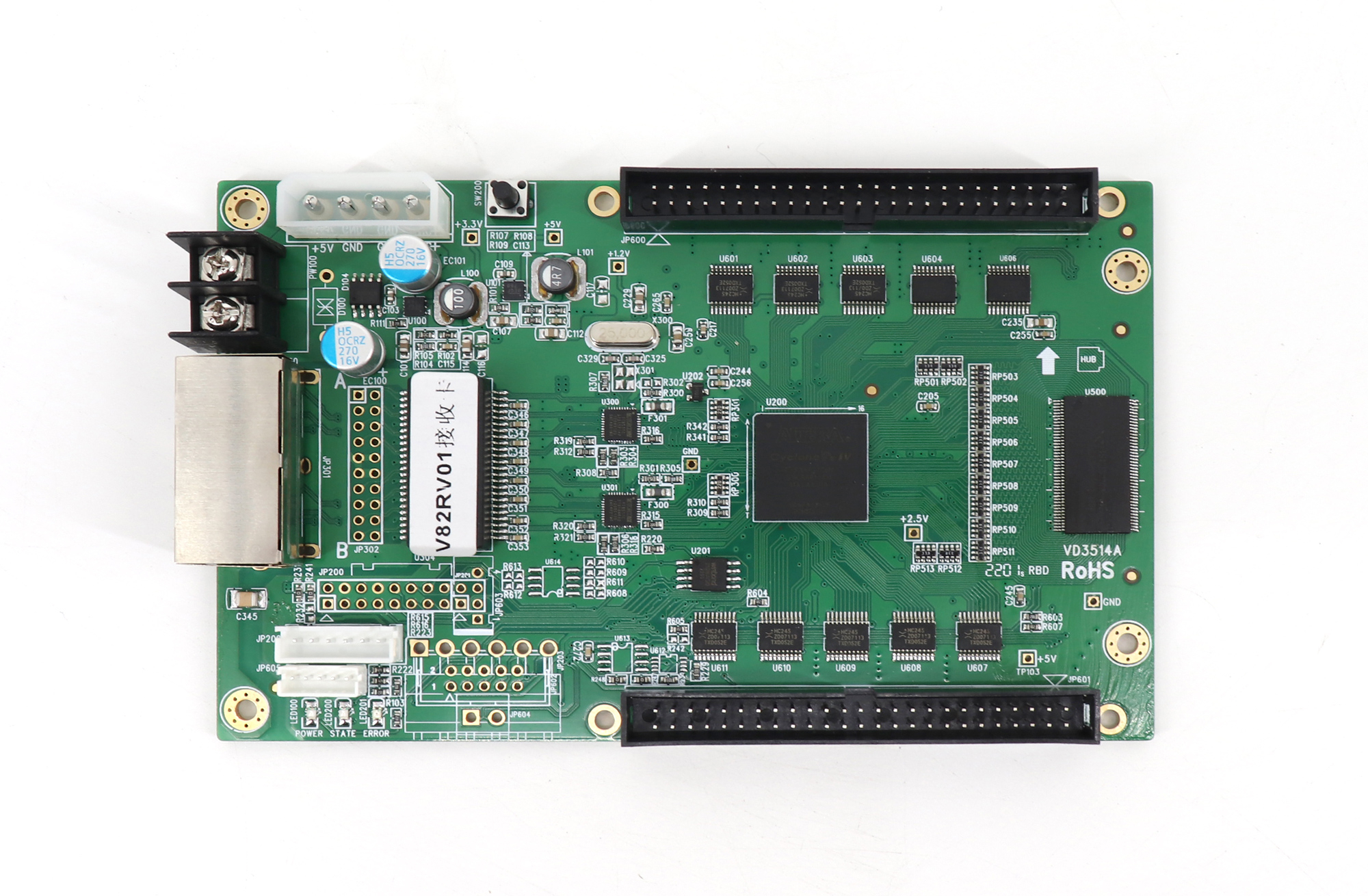ZDEC V82RV01 S82S1011 LED Display Receiving Card