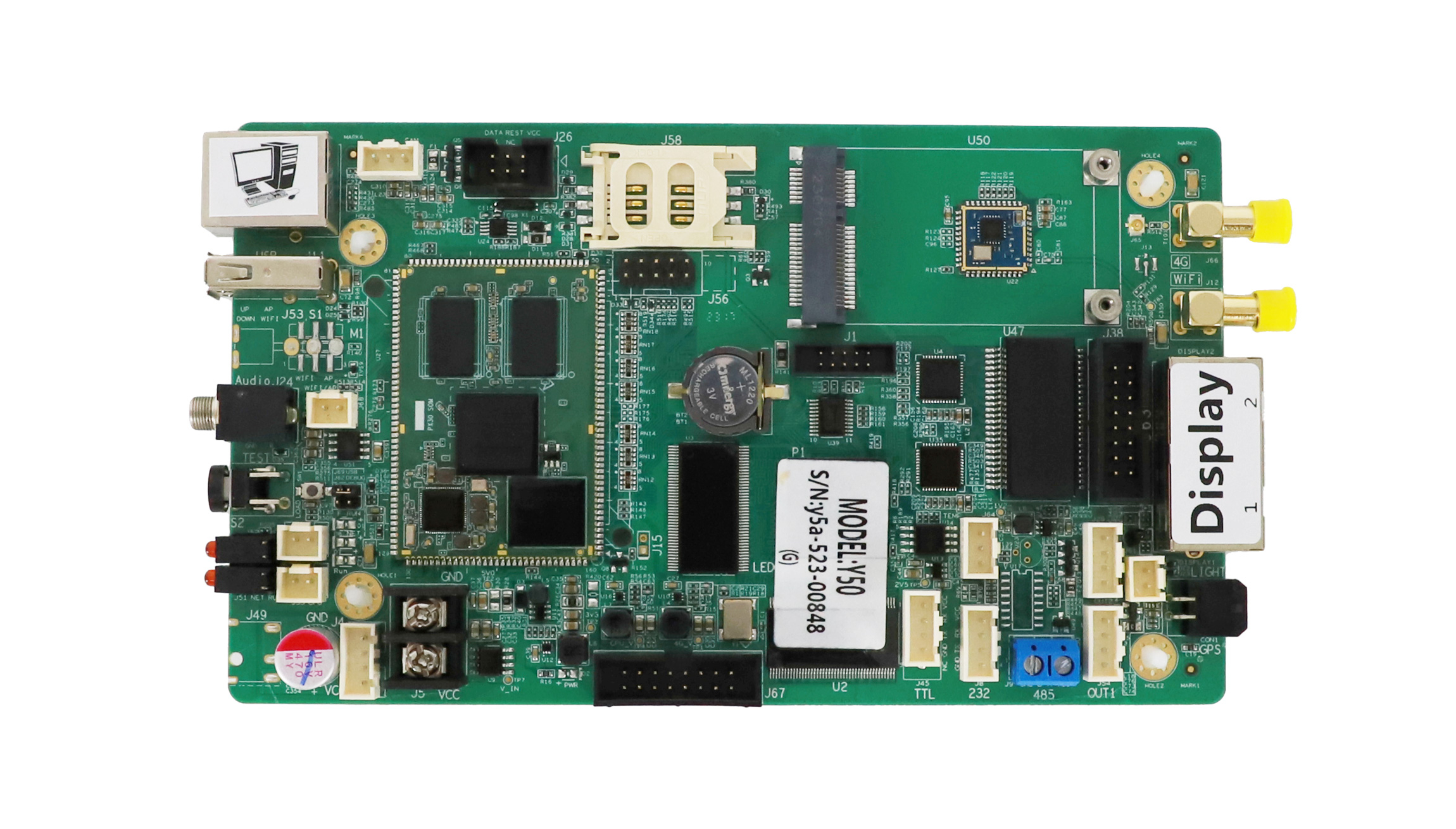 Sysolution Y50 asynchronous card supports network remote control